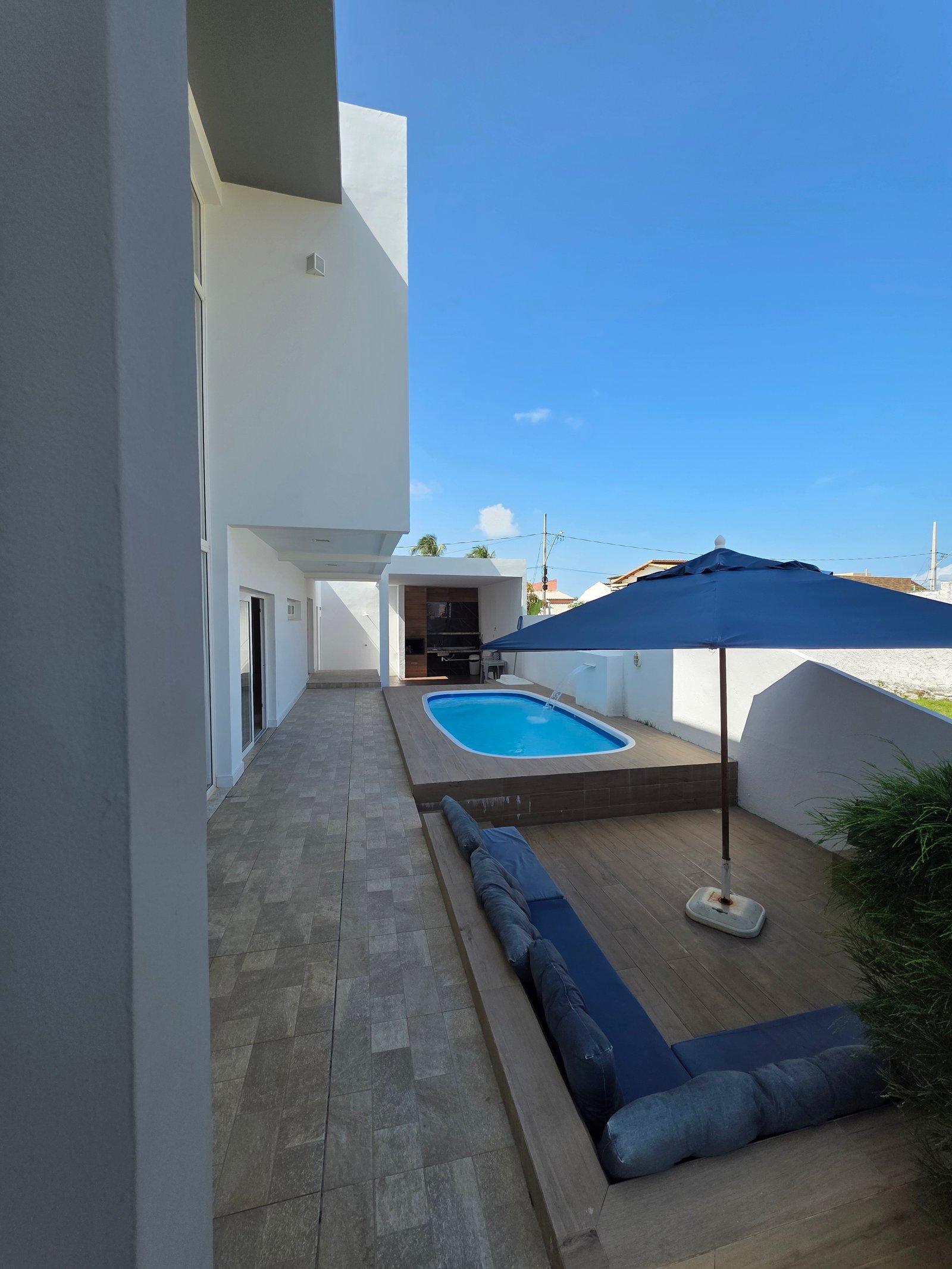 Area externa da casa